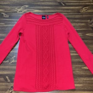 Rafaella red sweater- size Small